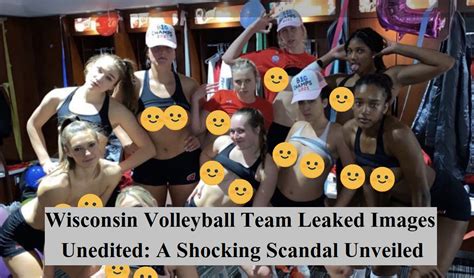 wisconsin volleyball team scandal video|Private photos of UW volleyball players shared